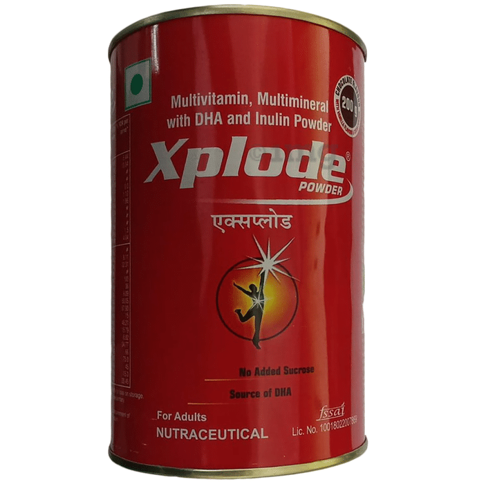Xplode Protein with DHA, Inulin, Multivitamins & Multiminerals | Sucrose Free | Powder