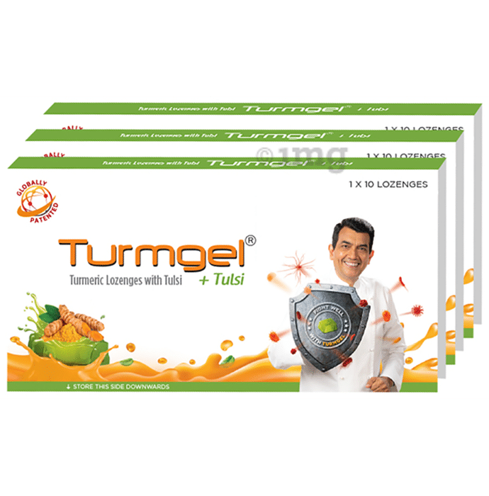 Turmgel Turmeric Lozenges (10 Each) with Tulsi