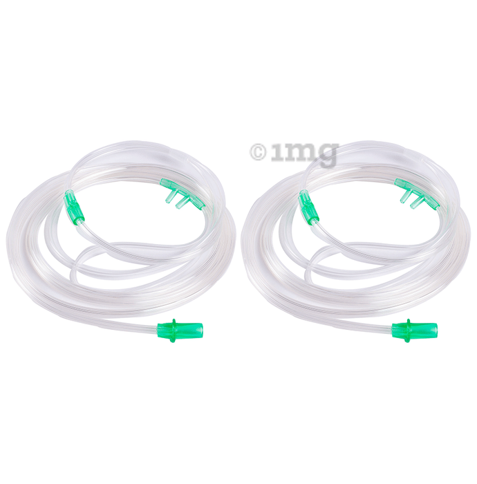 Lifeline Oxygen Delivery Nasal Cannula Set for Pedriatic, Universal Connector, Soft Touch Tubing, Adjustable Ring