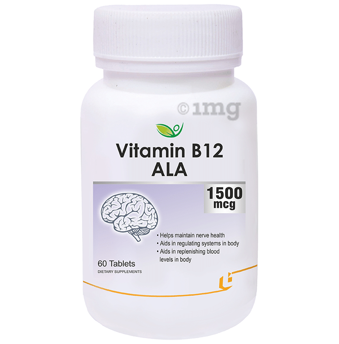 Biotrex Vitamin B12 & ALA 1500mg for Nerve Health & Blood Replenishment | Tablet