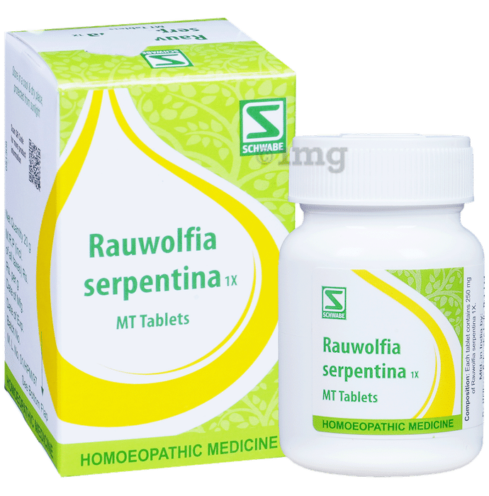 Dr Willmar Schwabe India Rauwolfia Serpentina Tablet 1X