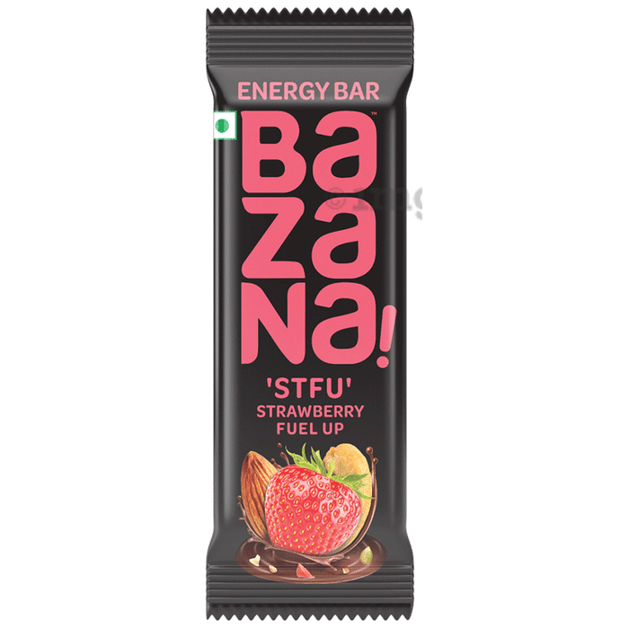 Bazana Energy Bar Strawberry Fuel Up
