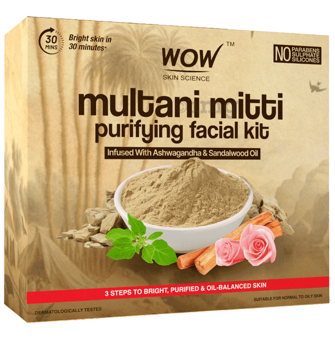 WOW Skin Science Multani Mitti Facial Kit