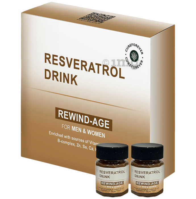 Cure Forever Resveratrol Drink Rewind-Age (30ml Each)