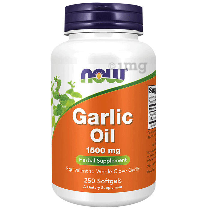 Now Garlic Oil 1500 mg Softgels