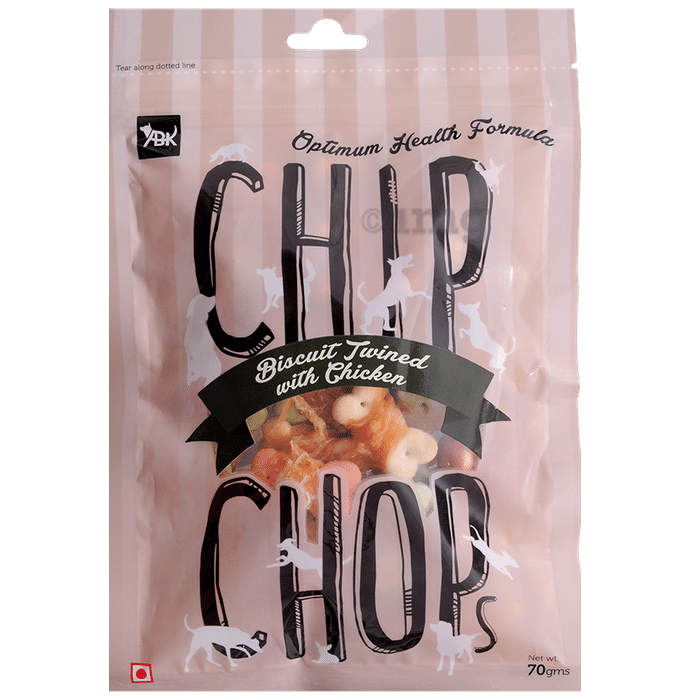 Chip Chops Biscuit Twined with Chicken (70gm Each)