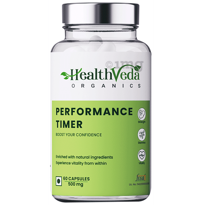Health Veda Organics Performance Timer for Men Veg Capsule