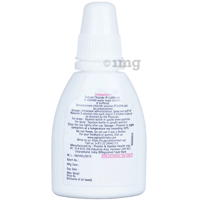 Nasivion saline drops sales
