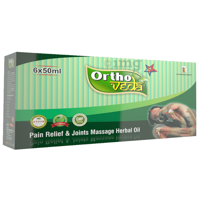 Ortho Veda Pain Relief & Joints Massage Herbal Oil (50ml Each)