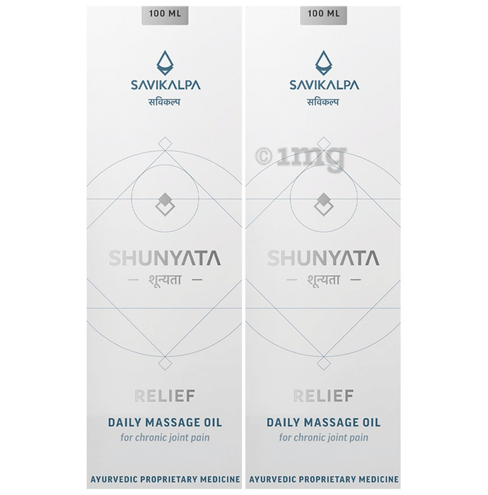 Savikalpa Shunyata Relief Daily Massage Oil (100ml Each)