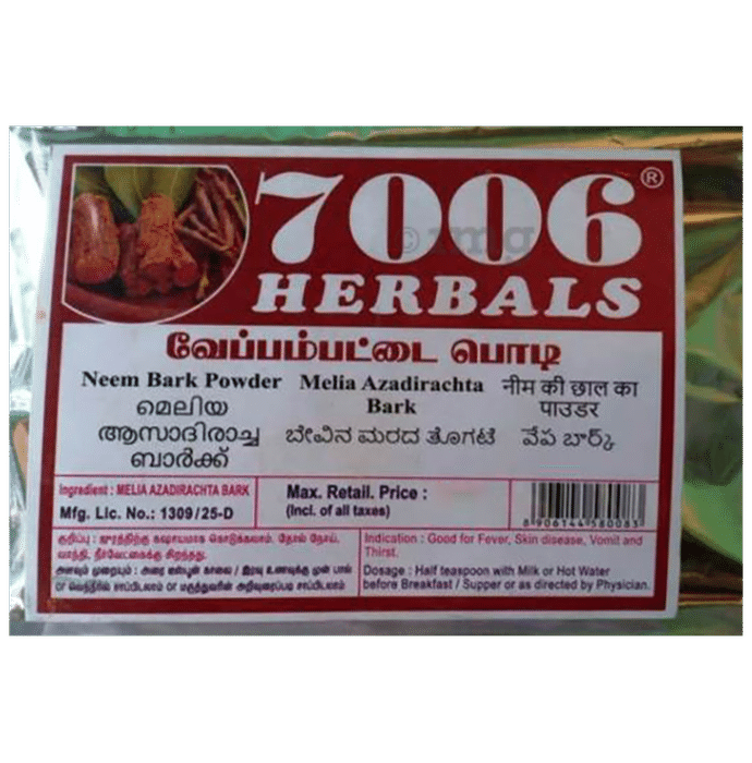 7006 Herbals Neem Bark Powder