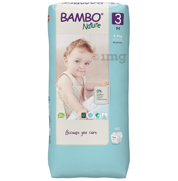 Bambo Nature Taped Diaper Tall Pack Medium