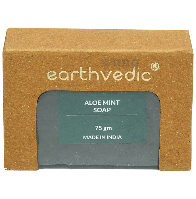 Earthvedic Aloe Mint Soap (75gm Each)