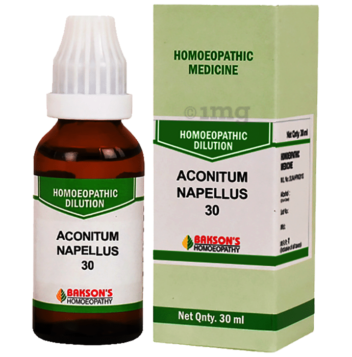 Bakson's Homeopathy Aconitum Napellus Dilution 30