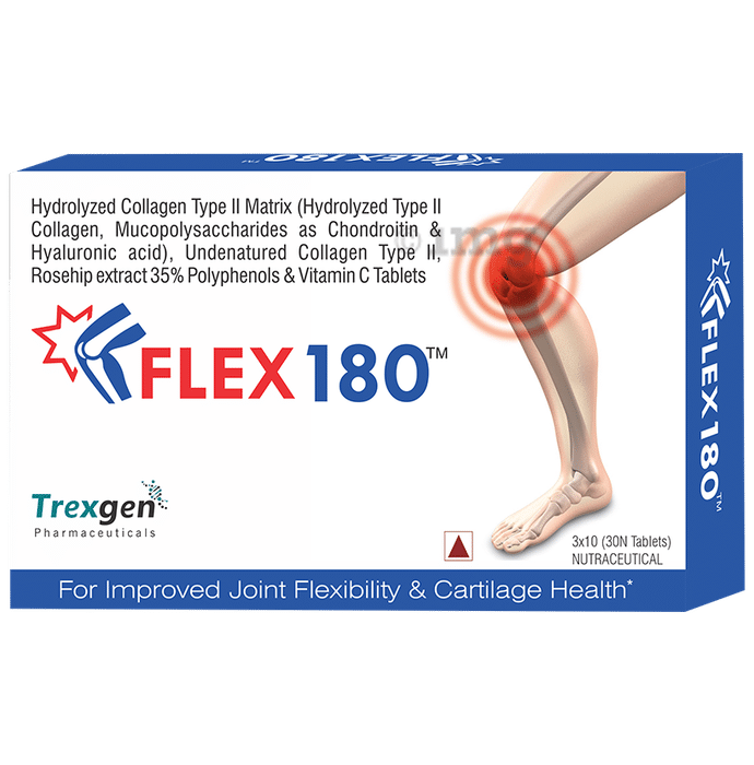 Flex 180 Collagen Type II Complex for Joint Flexibility & Cartilage Health | Tablet