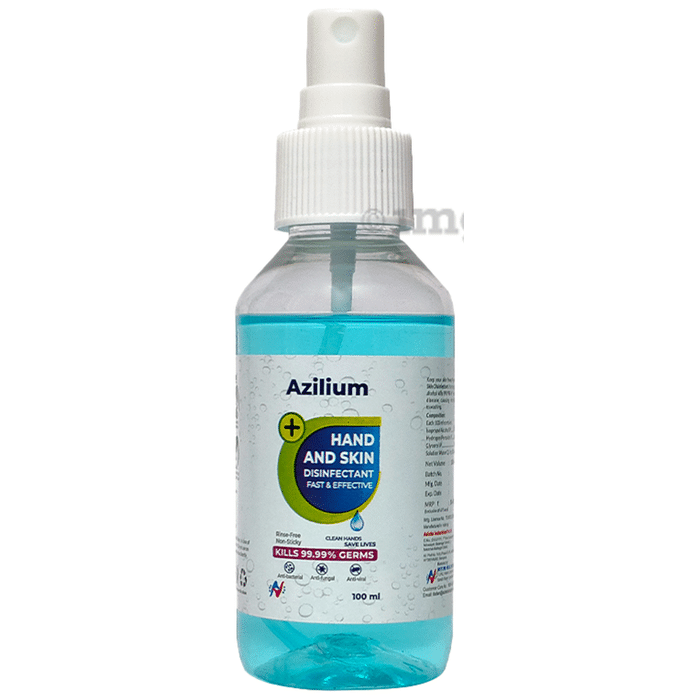 Azilium Hand and Skin Disinfectant Spray (100ml Each)