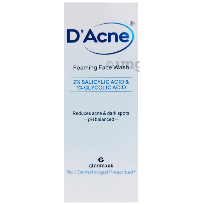D Acne Foaming Face Wash with Salicylic & Glycolic Acid