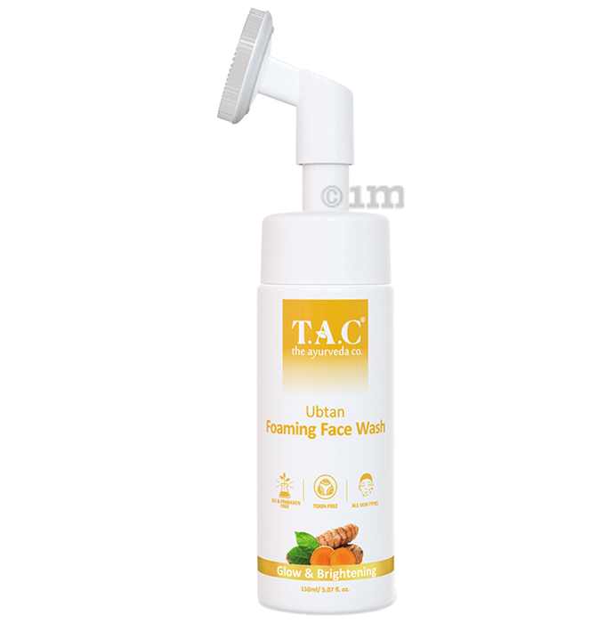 TAC The Ayurveda Co. Ubtan Foaming Face Wash for Glow & Brightening