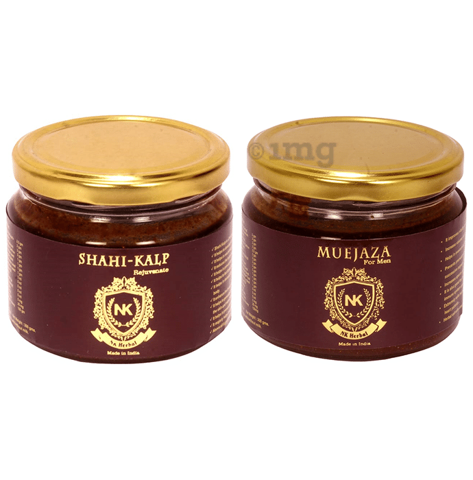 NK Herbal Combo Pack of Muejaza for Men (300gm) & Shahi-Kalp (300gm)