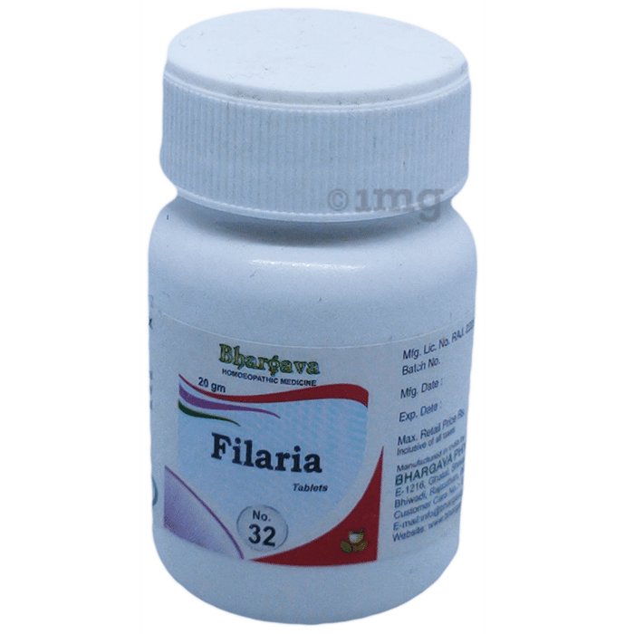 Bhargava Filaria No.32 Tablet