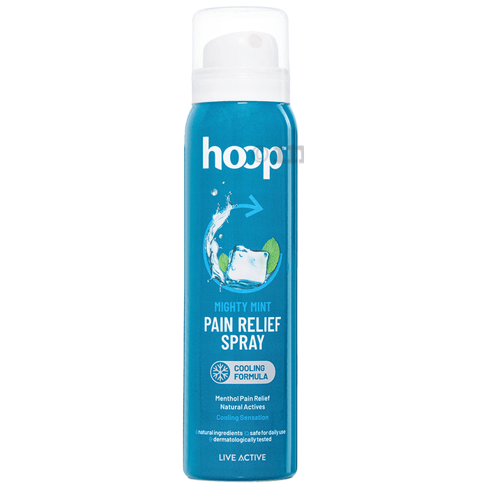 Hoop Mighty Mint Pain Relief Spray  (80 gm Each)