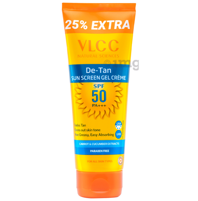VLCC De-Tan SPF 50 pa+++ Sunscreen Gel Creme