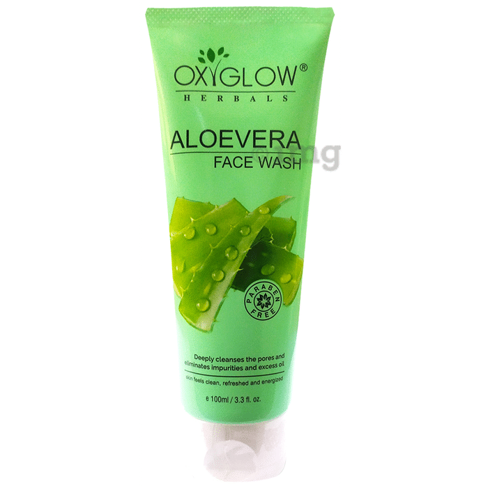Oxyglow Herbals Aloevera Face Wash