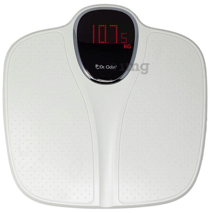 Dr. Odin Electric Personal Digital Weighing Scale White