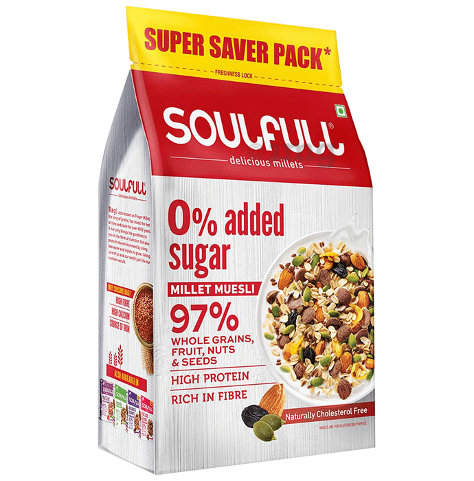 Tata Soulfull 0% Added Sugar Millet Muesli