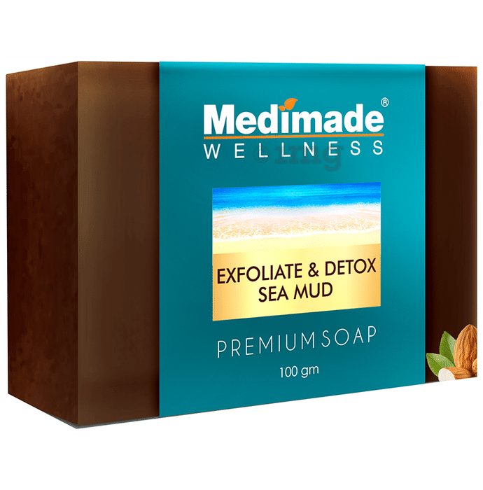 Medimade Wellness Exfoliate & Detox Sea Mud Premium Soap