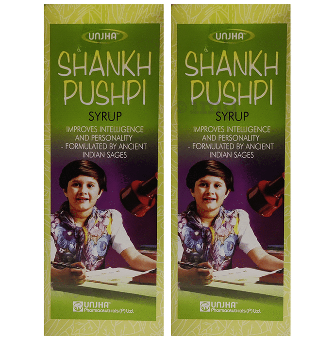 Unjha Shankh Pushpi Syrup (450 ml Each)