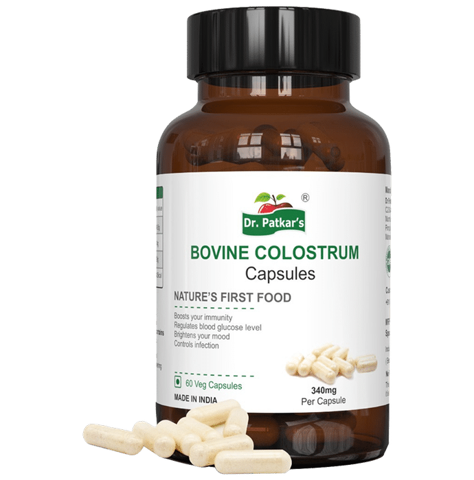 Dr. Patkar's Bovine Colostrum Capsule | Immunity Booster | Manage Thyroid Hormone Capsule