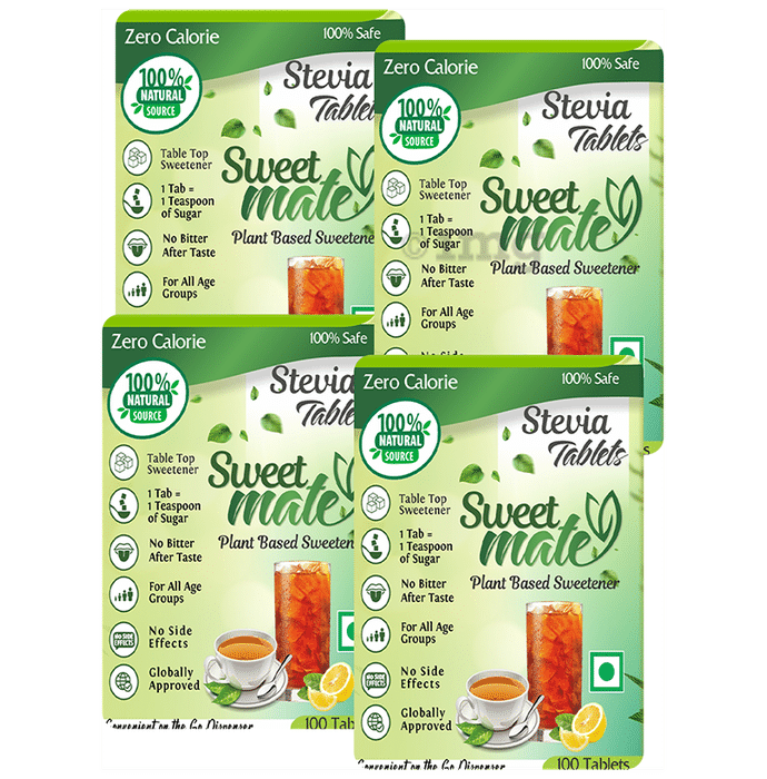 Sweet Mate Stevia Tablets (100 Each)