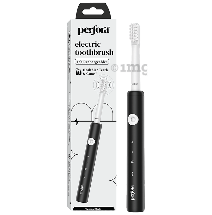 Perfora Electric Toothbrush Tuxedo Black