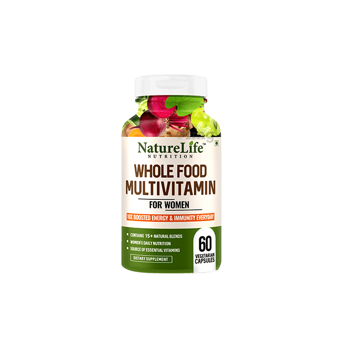 Nature Life Nutrition Whole Food Multivitamin for Women Vegetarian Capsule