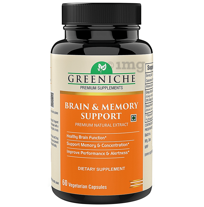 Greeniche Brain & Memory Support Vegetarian Capsule