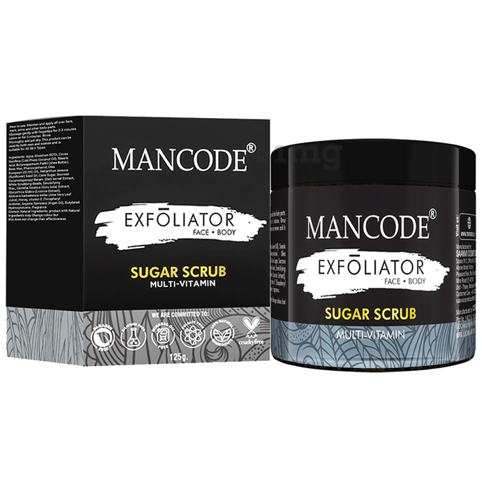 Mancode Exfoliator Multi Vitamin Sugar Scrub