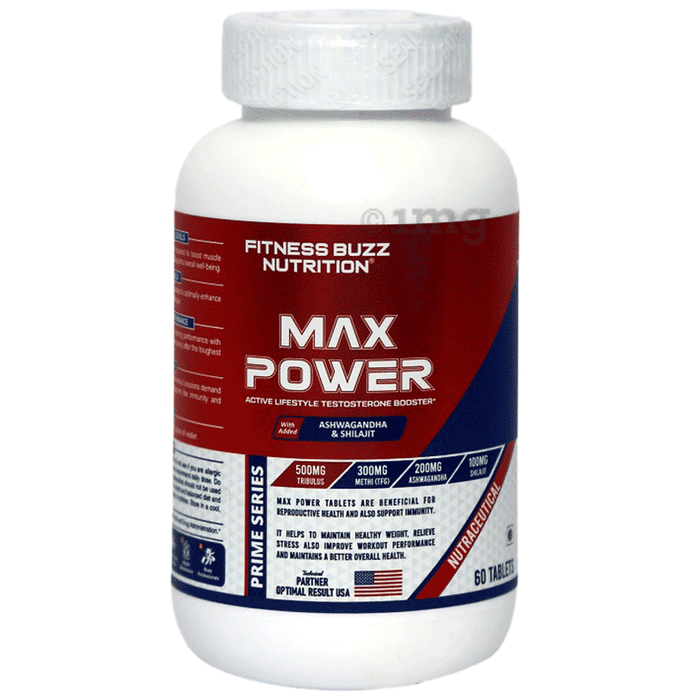 Fitness Buzz Nutrition Max Power Tablet