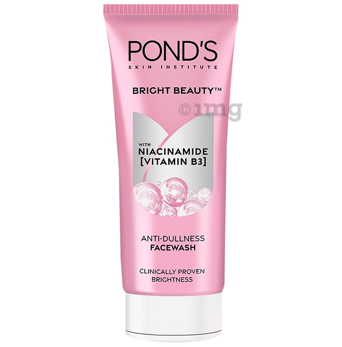 Pond's Bright Beauty Facewash with Niacinamide, For Glass Skin-like Shine