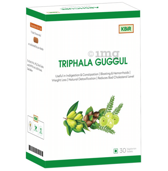 Kbir Triphala Guggul Vegetarian Tablet