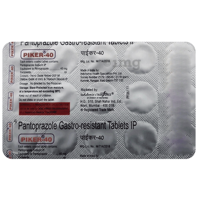 Piker 40mg Tablet