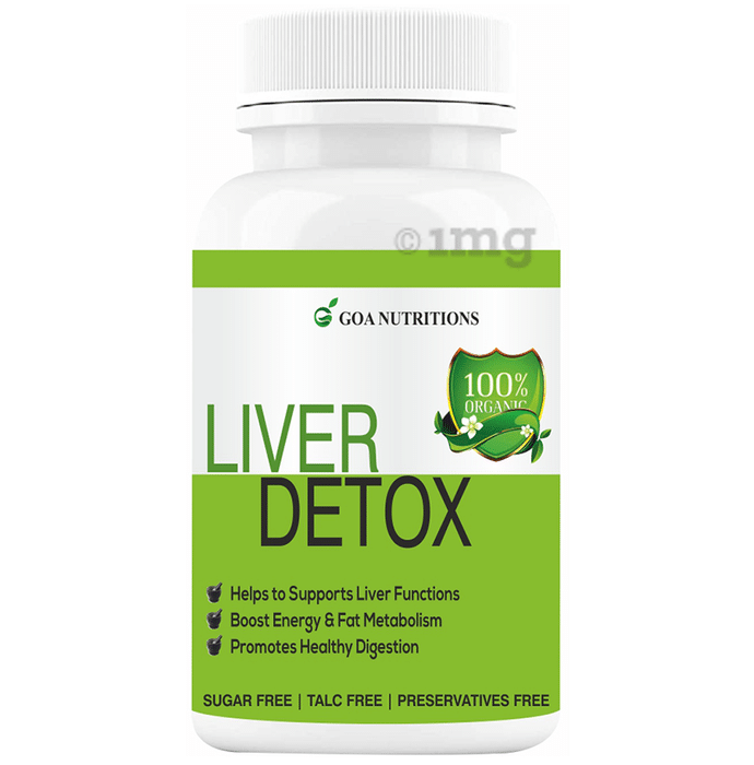 Goa Nutritions Liver Detox Tablet (60 Each) Sugar Free