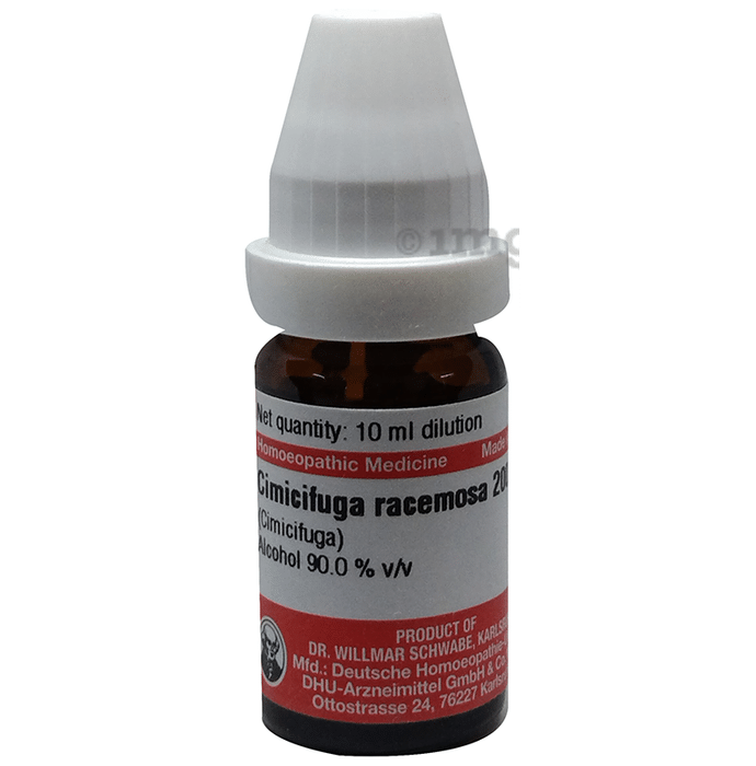 Dr Willmar Schwabe Germany Cimicifuga Racemosa Dilution 200