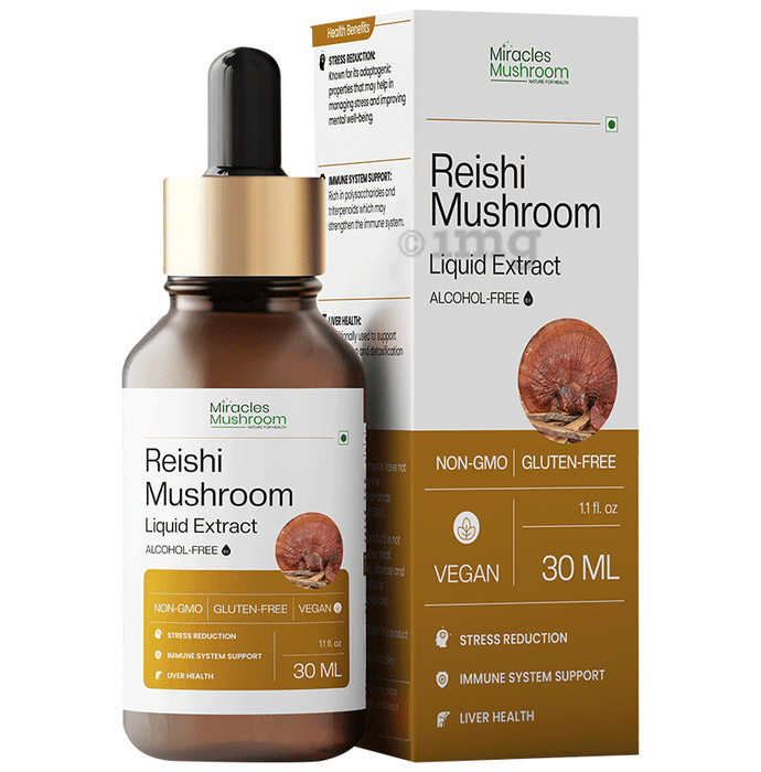 Miracles Mushroom Reishi Mushroom Liquid Extract