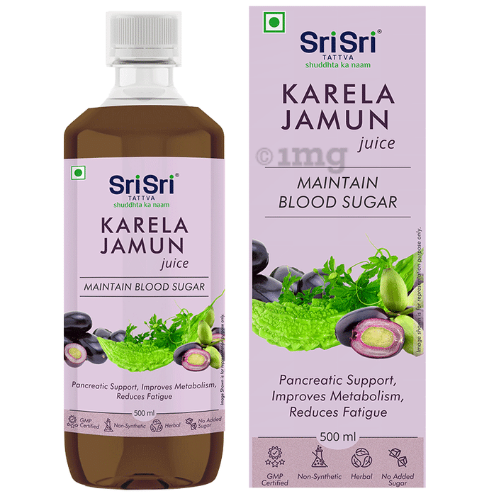 Sri Sri Tattva Karela Jamun Juice | Ayurvedic Formula for Blood Sugar Levels, Metabolism & Fatigue