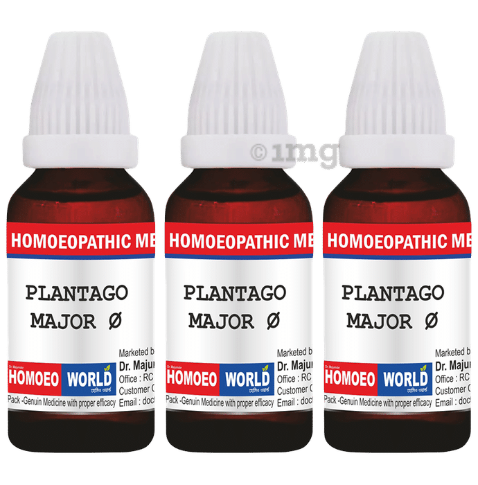 Dr. Majumder Homeo World Plantago Major Mother Tincture (30ml Each) Q