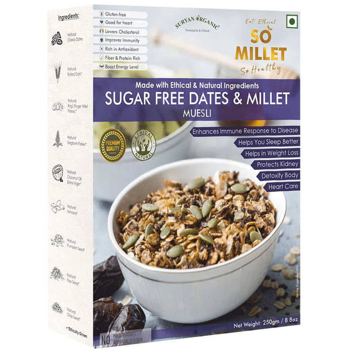 So Millet Sugar Free Dates and Millet Muesli