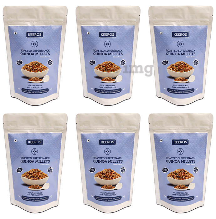 Keeros Roasted Supersnack Quinoa Millets (100gm Each) Classic