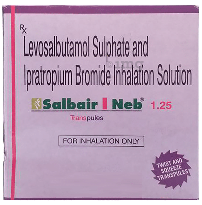 Salbair I Neb 1.25 Transpules 2.5ml