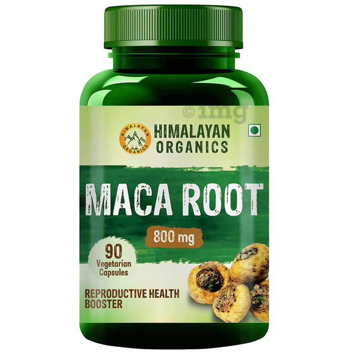 Himalayan Organics Maca Root 800mg Vegetarian Capsule